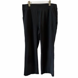 Duluth Trading Co NoGA Naturale Black Plus Size 1X x 31L Bootcut Pants Trousers
